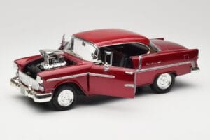 Chevrolet Bel Air Rot Motormax 1:18 73100TC-M1 Metall — Bild 2 von 8