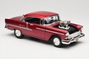 Chevrolet Bel Air Rot Motormax 1:18 73100TC-M1 Metall — Bild 6 von 8