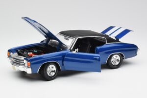 Chevrolet Chevelle SS 454 Blau Maisto 1:18 531886 Metall — Bild 2 von 8