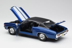 Chevrolet Chevelle SS 454 Blau Maisto 1:18 531886 Metall — Bild 5 von 8