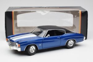 Chevrolet Chevelle SS 454 Blau Maisto 1:18 531886 Metall — Bild 8 von 8