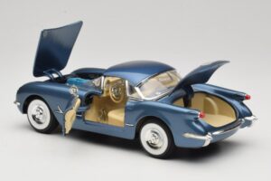 Chevrolet Corvette C1 Blau Mira 1:18 6105 Metall — Bild 5 von 8