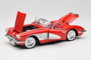 Chevrolet Corvette C1 Rot Motormax 1:18 73100TC Metall — Bild 2 von 8