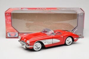 Chevrolet Corvette C1 Rot Motormax 1:18 73100TC Metall — Bild 8 von 8