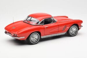 Chevrolet Corvette C1 Cabriolet Roman Rot AUTOart 1:18 71102 Metall — Bild 3 von 8