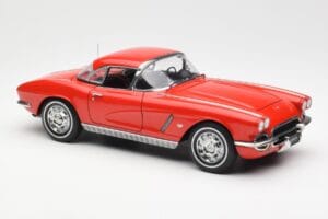 Chevrolet Corvette C1 Cabriolet Roman Rot AUTOart 1:18 71102 Metall — Bild 6 von 8