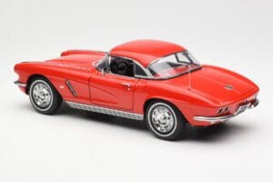 Chevrolet Corvette C1 Cabriolet Roman Rot AUTOart 1:18 71102 Metall — Bild 7 von 8