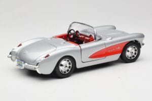 Chevrolet Corvette C1 Silber Bburago 1:18 3034 Metall — Bild 3 von 8