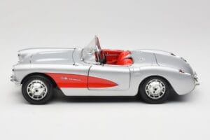 Chevrolet Corvette C1 Silber Bburago 1:18 3034 Metall — Bild 4 von 8