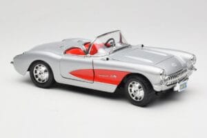 Chevrolet Corvette C1 Silber Bburago 1:18 3034 Metall — Bild 6 von 8