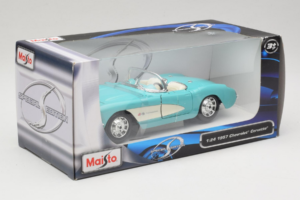 Chevrolet Corvette C1 Mintgrün Maisto 1:24 31275 Metall — Bild 2 von 3