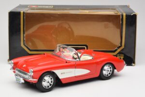 Chevrolet Corvette C1 Roadster Rot Bburago 1:18 3024 Metall — Bild 8 von 8