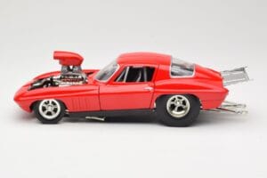 Chevrolet Corvette C3 Dragster Rot Hot Wheels 1:18 29226 Metall — Bild 4 von 8