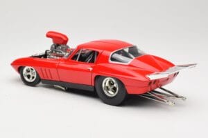 Chevrolet Corvette C3 Dragster Rot Hot Wheels 1:18 29226 Metall — Bild 7 von 8