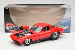 Chevrolet Corvette C3 Dragster Rot Hot Wheels 1:18 29226 Metall — Bild 8 von 8