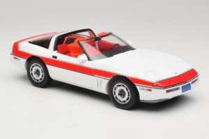 Chevrolet Corvette C4 A-Team Weiß GreenLight 1:18 13532 Metall — Bild 6 von 8