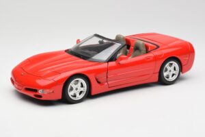 Chevrolet Corvette C5 Cabriolet Rot Bburago 1:18 3076 Metall