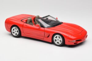 Chevrolet Corvette C5 Cabriolet Rot Bburago 1:18 3076 Metall — Bild 6 von 8