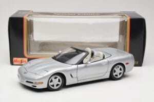 Chevrolet Corvette C5 Cabriolet Silber Maisto 1:18 50317 Metall — Bild 8 von 8