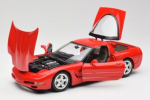 Chevrolet Corvette C5 Rot Bburago 1:18 3066 Metall — Bild 2 von 8