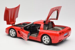 Chevrolet Corvette C5 Rot Bburago 1:18 3066 Metall — Bild 5 von 8
