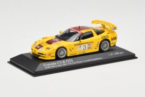 Chevrolet Corvette C5-R #3 R. Fellows / J. O'Connell / O. Gavin ALMS Petit Le Mans 2002 Minichamps 1:43 400021493 Metall — Bild 2 von 4