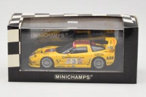 Chevrolet Corvette C5-R #3 R. Fellows / J. O'Connell / O. Gavin ALMS Petit Le Mans 2002 Minichamps 1:43 400021493 Metall — Bild 4 von 4
