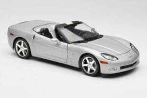 Chevrolet Corvette C6 Cabriolet Silber Hot Wheels 1:18 B6052 Metall — Bild 6 von 8