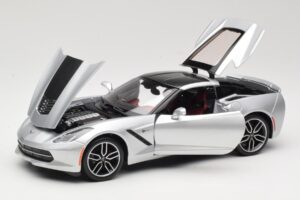 Chevrolet Corvette C7 Silber Maisto 1:18 38132 Metall — Bild 2 von 8