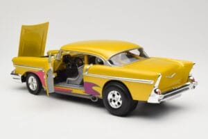 Chevrolet Custom Gelb mit Flamme Hot Wheels 1:18 21356 Metall — Bild 5 von 8