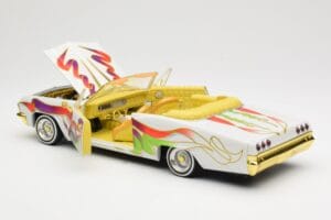 Chevrolet Impala Lowrider White Metallic Hot Wheels 1:18 27635 Metall — Bild 5 von 8