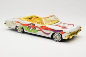 Chevrolet Impala Lowrider White Metallic Hot Wheels 1:18 27635 Metall — Bild 6 von 8