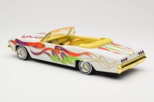 Chevrolet Impala Lowrider White Metallic Hot Wheels 1:18 27635 Metall — Bild 7 von 8