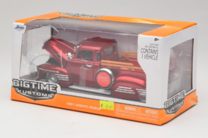 Chevrolet Pickup Bigtime Kustoms Rot Jada 1:24 96802 Metall — Bild 3 von 3