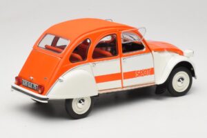 Citroen 2CV Spot Orange & Weiß Solido 1:18 421183600 Metall — Bild 3 von 8