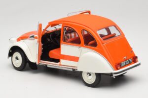 Citroen 2CV Spot Orange & Weiß Solido 1:18 421183600 Metall — Bild 5 von 8
