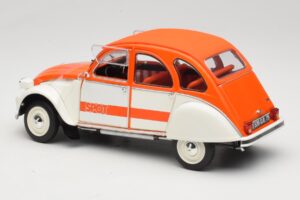Citroen 2CV Spot Orange & Weiß Solido 1:18 421183600 Metall — Bild 7 von 8