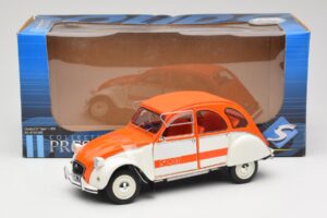 Citroen 2CV Spot Orange & Weiß Solido 1:18 421183600 Metall — Bild 8 von 8