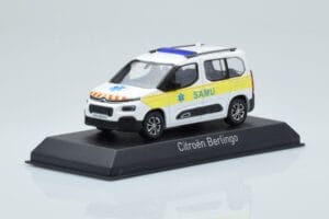 Citroen Berlingo Ambulance SAMU Weiß Gelb Norev 1:43 155769 Metall — Bild 2 von 4