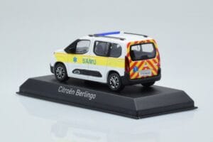 Citroen Berlingo Ambulance SAMU Weiß Gelb Norev 1:43 155769 Metall — Bild 3 von 4