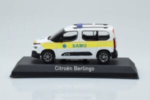 Citroen Berlingo Ambulance SAMU Weiß Gelb Norev 1:43 155769 Metall