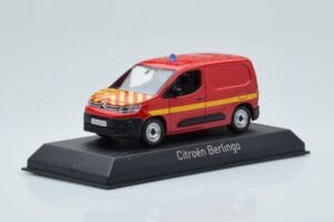 Citroen Berlingo Van Sapeurs Pompiers Rot Norev 1:43 155772 Metall — Bild 2 von 4
