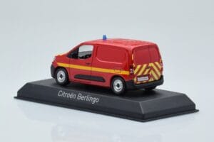 Citroen Berlingo Van Sapeurs Pompiers Rot Norev 1:43 155772 Metall — Bild 3 von 4