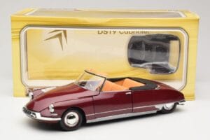 Citroen DS19 Cabriolet Bordeaux Norev 1:18 181561 Metall — Bild 8 von 8
