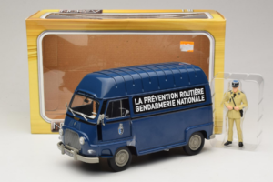 Citroen Estafette Gendarmerie Blau Mit Figur Norev 1:18 185165 Metall — Bild 6 von 6