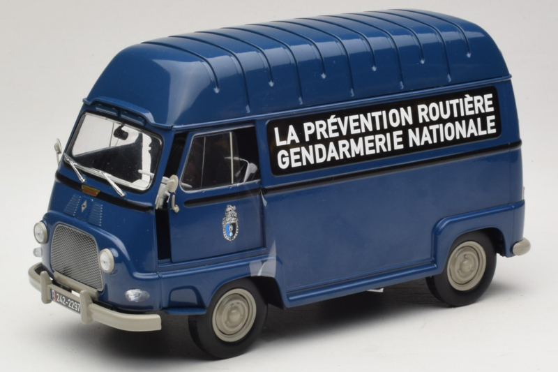 Citroen Estafette Gendarmerie Blau Mit Figur Norev 1:18 185165 Metall