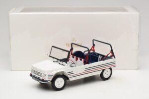 Citroen Mehari Blau Weiß Rot Norev 1:18 181805 Metall — Bild 7 von 7