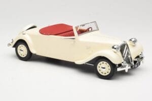 Citroen Traction Avant 11B Cabriolet Creme Norev 1:18 181440 Metall — Bild 4 von 6