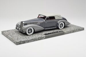 Delage D8 120 Cabriolet Grau & Dunkelgrau Minichamps 1:18 107115134 Metall