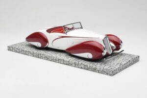 Delahaye Type 135 M Cabriolet Weiß Rot Minichamps 1:18 107116161 Resin — Bild 4 von 6